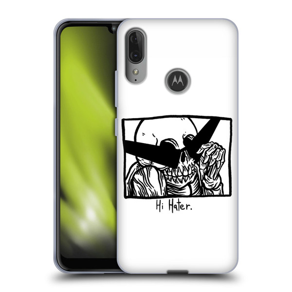 Matt Bailey Skull Hi Hater Soft Gel Case for Motorola Moto E6 Plus