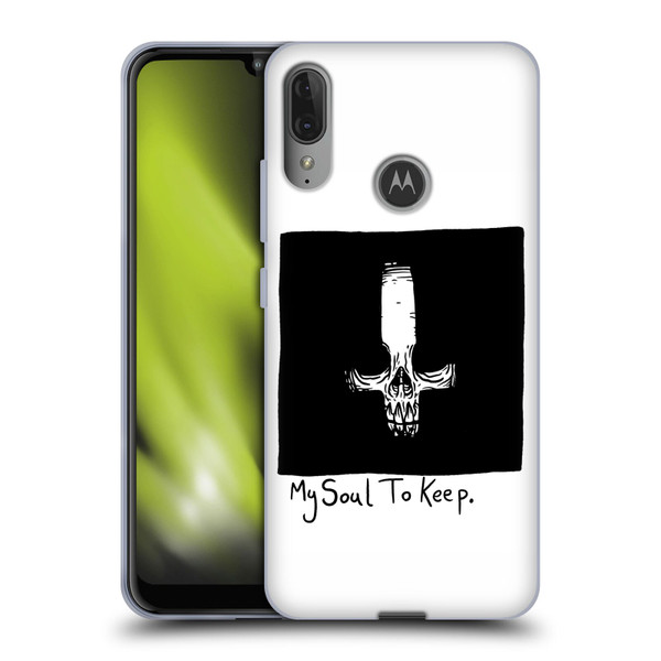 Matt Bailey Skull My Soul To Keep Soft Gel Case for Motorola Moto E6 Plus