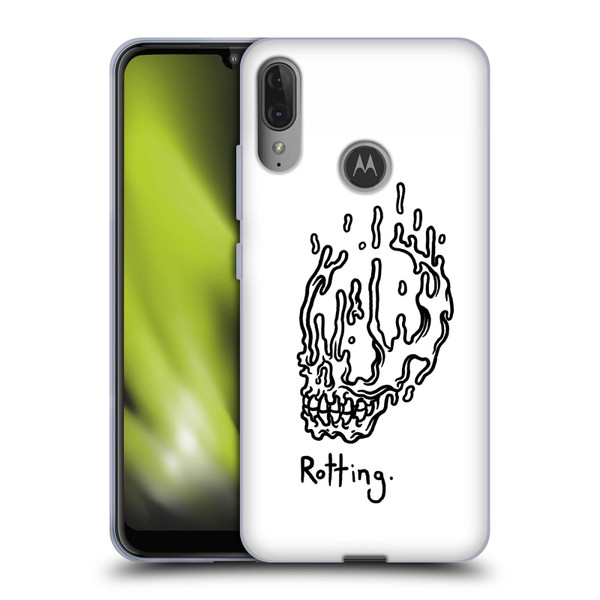 Matt Bailey Skull Rotting Soft Gel Case for Motorola Moto E6 Plus