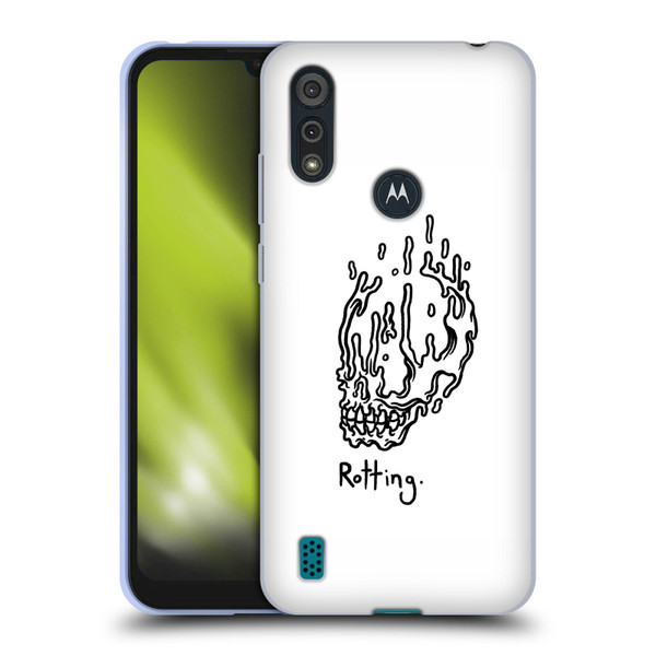 Matt Bailey Skull Rotting Soft Gel Case for Motorola Moto E6s (2020)