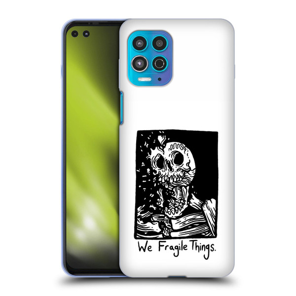 Matt Bailey Skull We Fragile Things Soft Gel Case for Motorola Moto G100