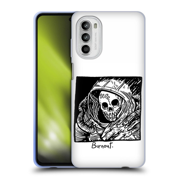 Matt Bailey Skull Burnout Soft Gel Case for Motorola Moto G52
