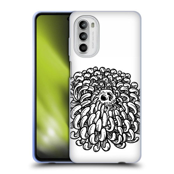 Matt Bailey Skull Flower Soft Gel Case for Motorola Moto G52