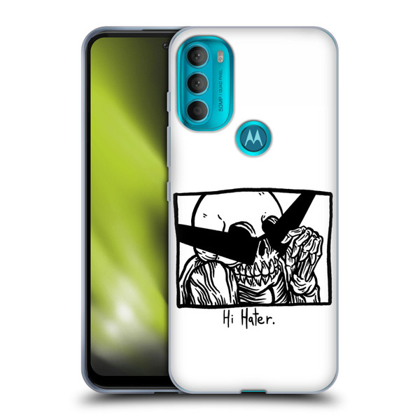 Matt Bailey Skull Hi Hater Soft Gel Case for Motorola Moto G71 5G