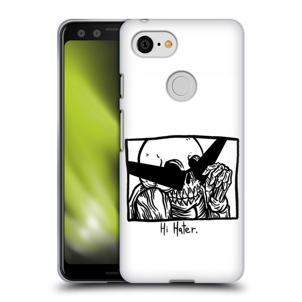 Matt Bailey Skull Hi Hater Soft Gel Case for Google Pixel 3