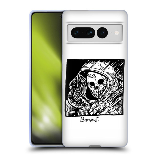Matt Bailey Skull Burnout Soft Gel Case for Google Pixel 7 Pro