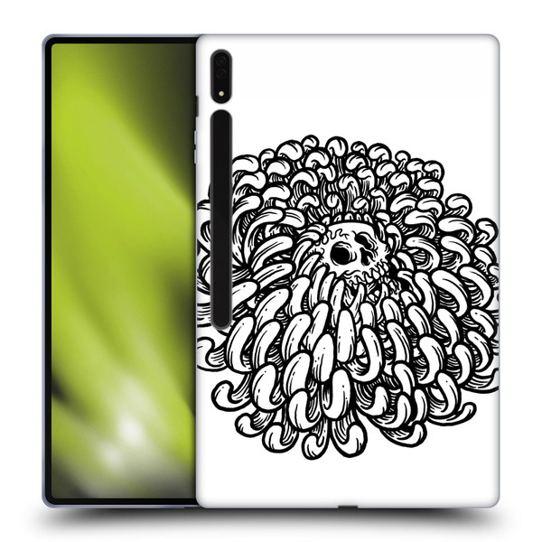 Matt Bailey Skull Flower Soft Gel Case for Samsung Galaxy Tab S8 Ultra