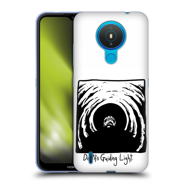Matt Bailey Skull Deaths Guiding Light Soft Gel Case for Nokia 1.4