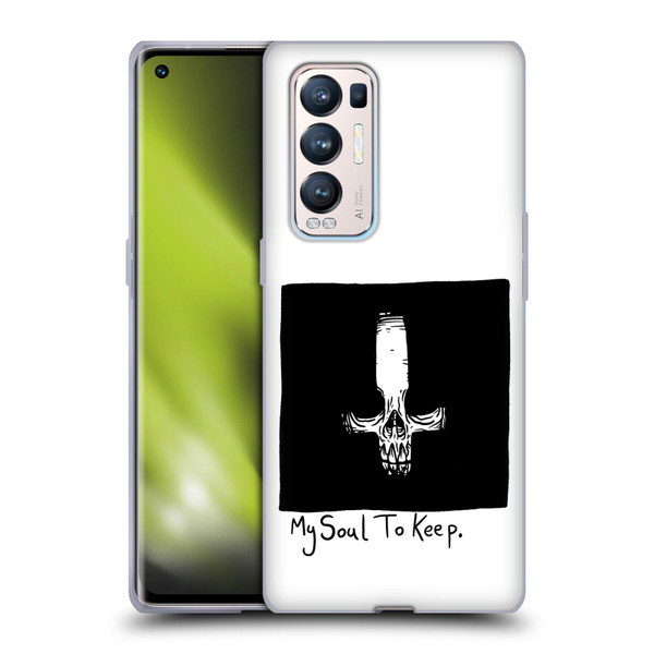 Matt Bailey Skull My Soul To Keep Soft Gel Case for OPPO Find X3 Neo / Reno5 Pro+ 5G