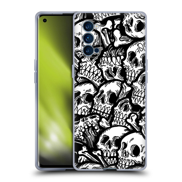 Matt Bailey Skull All Over Soft Gel Case for OPPO Reno 4 Pro 5G