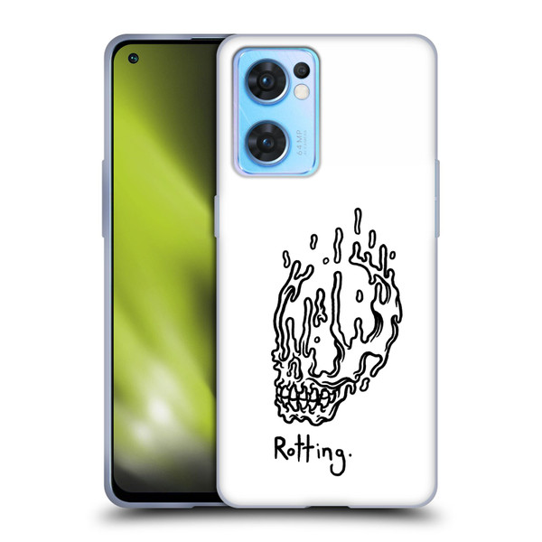 Matt Bailey Skull Rotting Soft Gel Case for OPPO Reno7 5G / Find X5 Lite