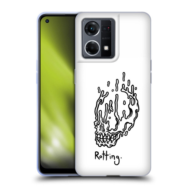 Matt Bailey Skull Rotting Soft Gel Case for OPPO Reno8 4G