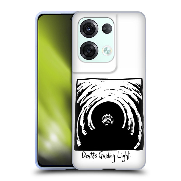 Matt Bailey Skull Deaths Guiding Light Soft Gel Case for OPPO Reno8 Pro