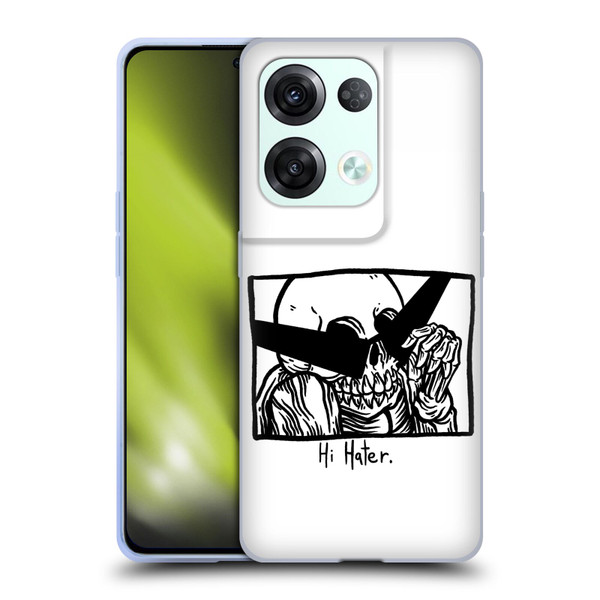 Matt Bailey Skull Hi Hater Soft Gel Case for OPPO Reno8 Pro
