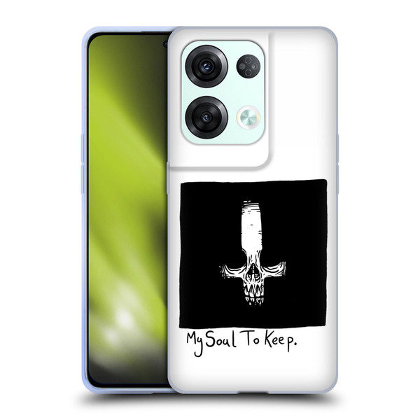 Matt Bailey Skull My Soul To Keep Soft Gel Case for OPPO Reno8 Pro