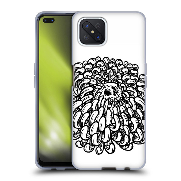 Matt Bailey Skull Flower Soft Gel Case for OPPO Reno4 Z 5G