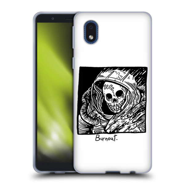 Matt Bailey Skull Burnout Soft Gel Case for Samsung Galaxy A01 Core (2020)