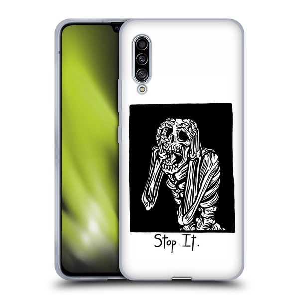 Matt Bailey Skull Stop It Soft Gel Case for Samsung Galaxy A90 5G (2019)