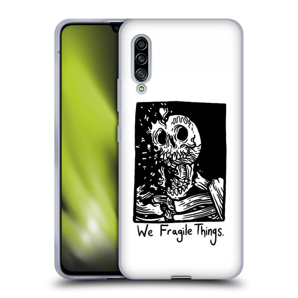 Matt Bailey Skull We Fragile Things Soft Gel Case for Samsung Galaxy A90 5G (2019)