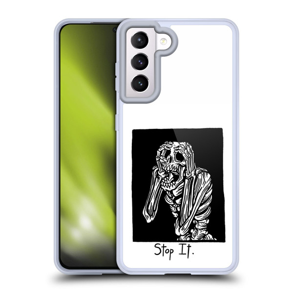Matt Bailey Skull Stop It Soft Gel Case for Samsung Galaxy S21 5G