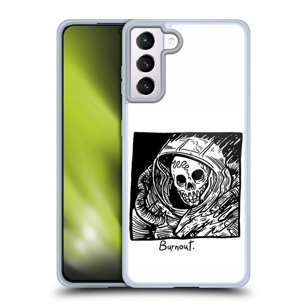 Matt Bailey Skull Burnout Soft Gel Case for Samsung Galaxy S21+ 5G