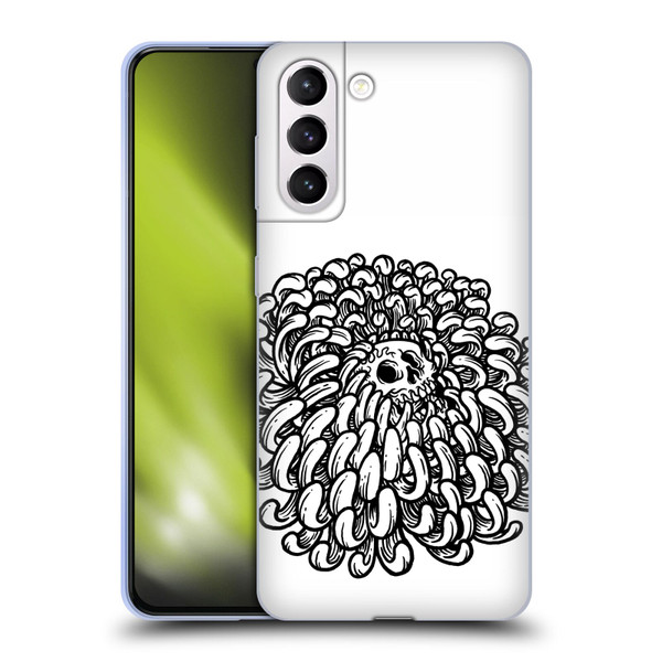 Matt Bailey Skull Flower Soft Gel Case for Samsung Galaxy S21+ 5G