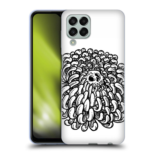 Matt Bailey Skull Flower Soft Gel Case for Samsung Galaxy M33 (2022)