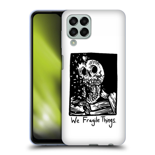 Matt Bailey Skull We Fragile Things Soft Gel Case for Samsung Galaxy M33 (2022)