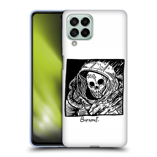 Matt Bailey Skull Burnout Soft Gel Case for Samsung Galaxy M53 (2022)