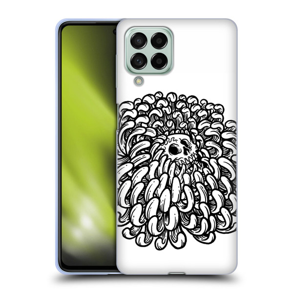 Matt Bailey Skull Flower Soft Gel Case for Samsung Galaxy M53 (2022)