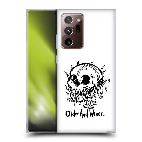 Matt Bailey Skull Older And Wiser Soft Gel Case for Samsung Galaxy Note20 Ultra / 5G