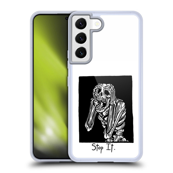 Matt Bailey Skull Stop It Soft Gel Case for Samsung Galaxy S22 5G