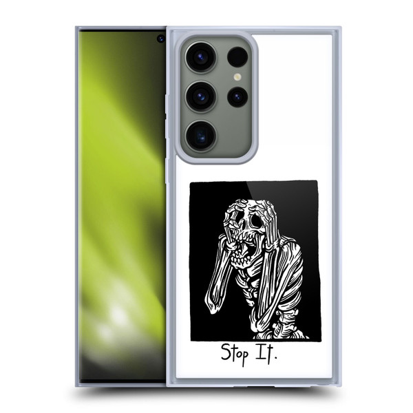 Matt Bailey Skull Stop It Soft Gel Case for Samsung Galaxy S23 Ultra 5G