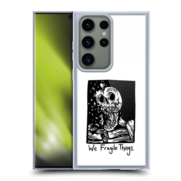 Matt Bailey Skull We Fragile Things Soft Gel Case for Samsung Galaxy S23 Ultra 5G