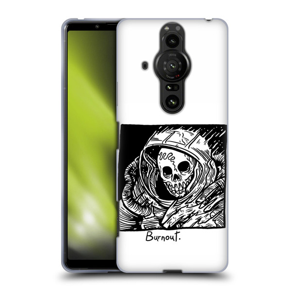 Matt Bailey Skull Burnout Soft Gel Case for Sony Xperia Pro-I