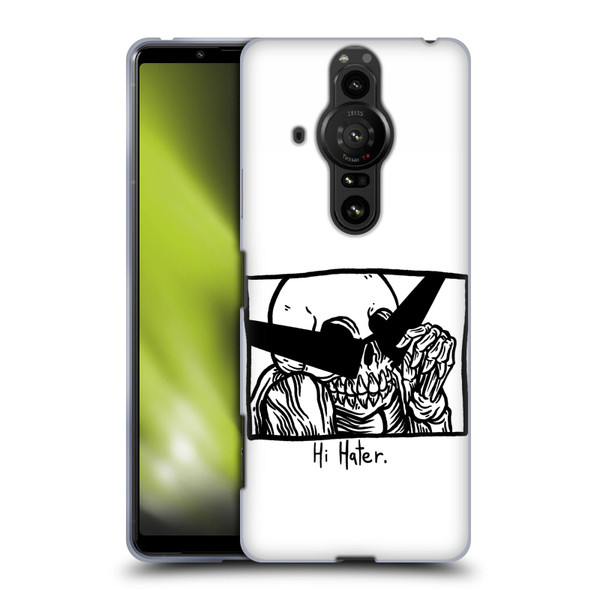 Matt Bailey Skull Hi Hater Soft Gel Case for Sony Xperia Pro-I