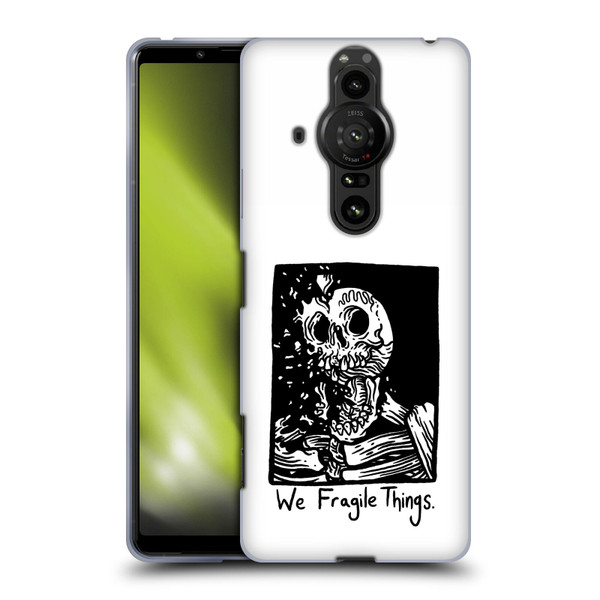 Matt Bailey Skull We Fragile Things Soft Gel Case for Sony Xperia Pro-I