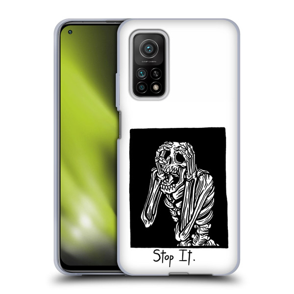 Matt Bailey Skull Stop It Soft Gel Case for Xiaomi Mi 10T 5G