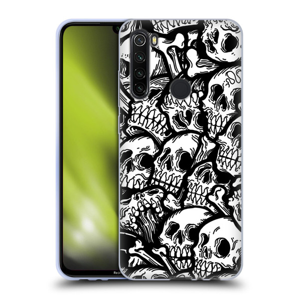 Matt Bailey Skull All Over Soft Gel Case for Xiaomi Redmi Note 8T