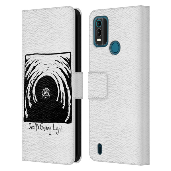 Matt Bailey Skull Deaths Guiding Light Leather Book Wallet Case Cover For Nokia G11 Plus