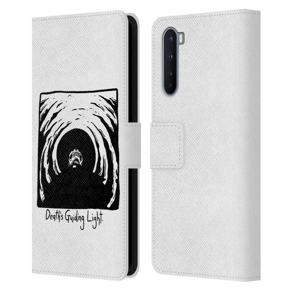 Matt Bailey Skull Deaths Guiding Light Leather Book Wallet Case Cover For OnePlus Nord 5G