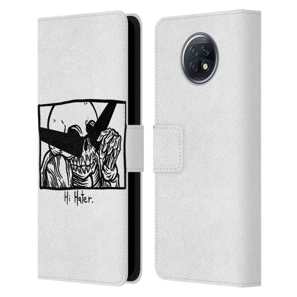 Matt Bailey Skull Hi Hater Leather Book Wallet Case Cover For Xiaomi Redmi Note 9T 5G