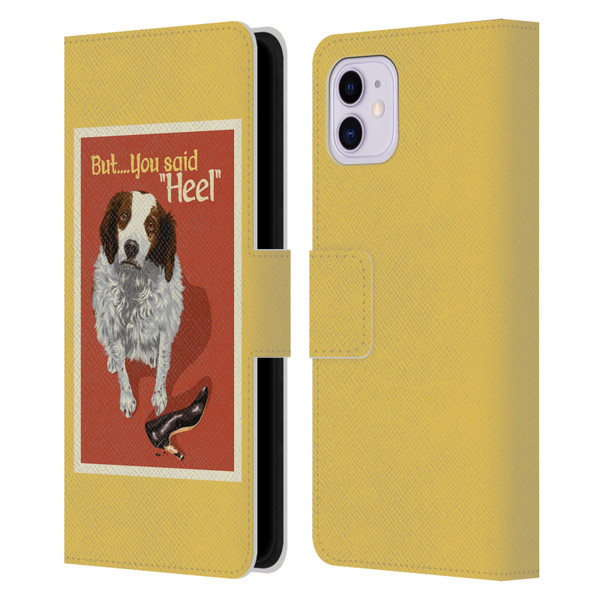 Lantern Press Dog Collection But You Said Leather Book Wallet Case Cover For Apple iPhone 11