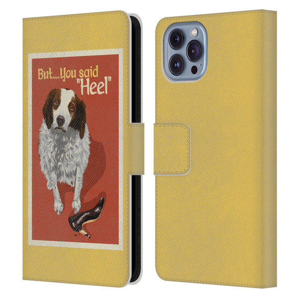 Lantern Press Dog Collection But You Said Leather Book Wallet Case Cover For Apple iPhone 14