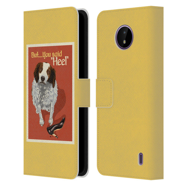 Lantern Press Dog Collection But You Said Leather Book Wallet Case Cover For Nokia C10 / C20