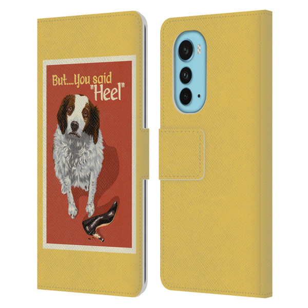 Lantern Press Dog Collection But You Said Leather Book Wallet Case Cover For Motorola Edge (2022)