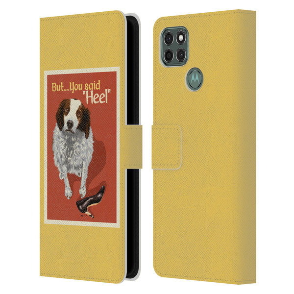 Lantern Press Dog Collection But You Said Leather Book Wallet Case Cover For Motorola Moto G9 Power