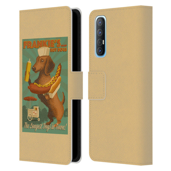 Lantern Press Dog Collection Frankie's Leather Book Wallet Case Cover For OPPO Find X2 Neo 5G