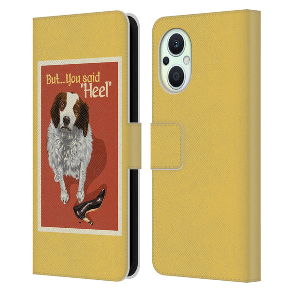 Lantern Press Dog Collection But You Said Leather Book Wallet Case Cover For OPPO Reno8 Lite