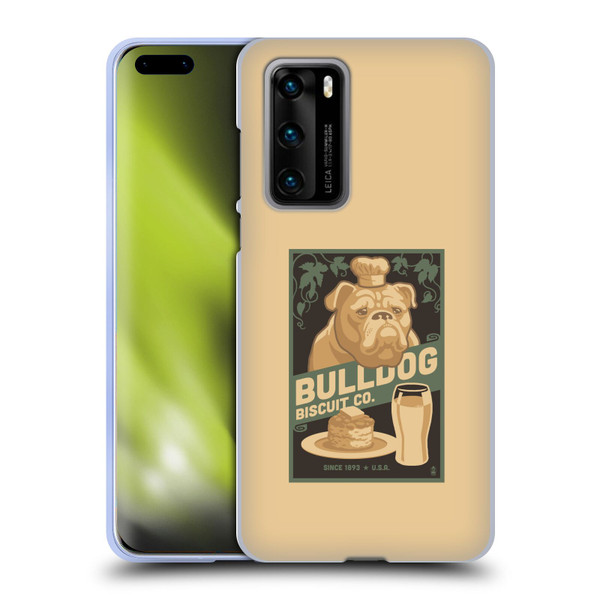 Lantern Press Dog Collection Bulldog Soft Gel Case for Huawei P40 5G